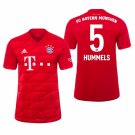 Bayern Munich #5 Mats Hummels Home Red Jersey