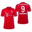 Bayern Munich #9 Robert Lewandowski Home Red Jersey