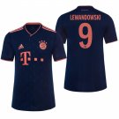 Bayern Munich #9 Robert Lewandowski Third Navy Jersey