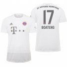 Bayern Munich #17 Jerome Boateng Away White Jersey