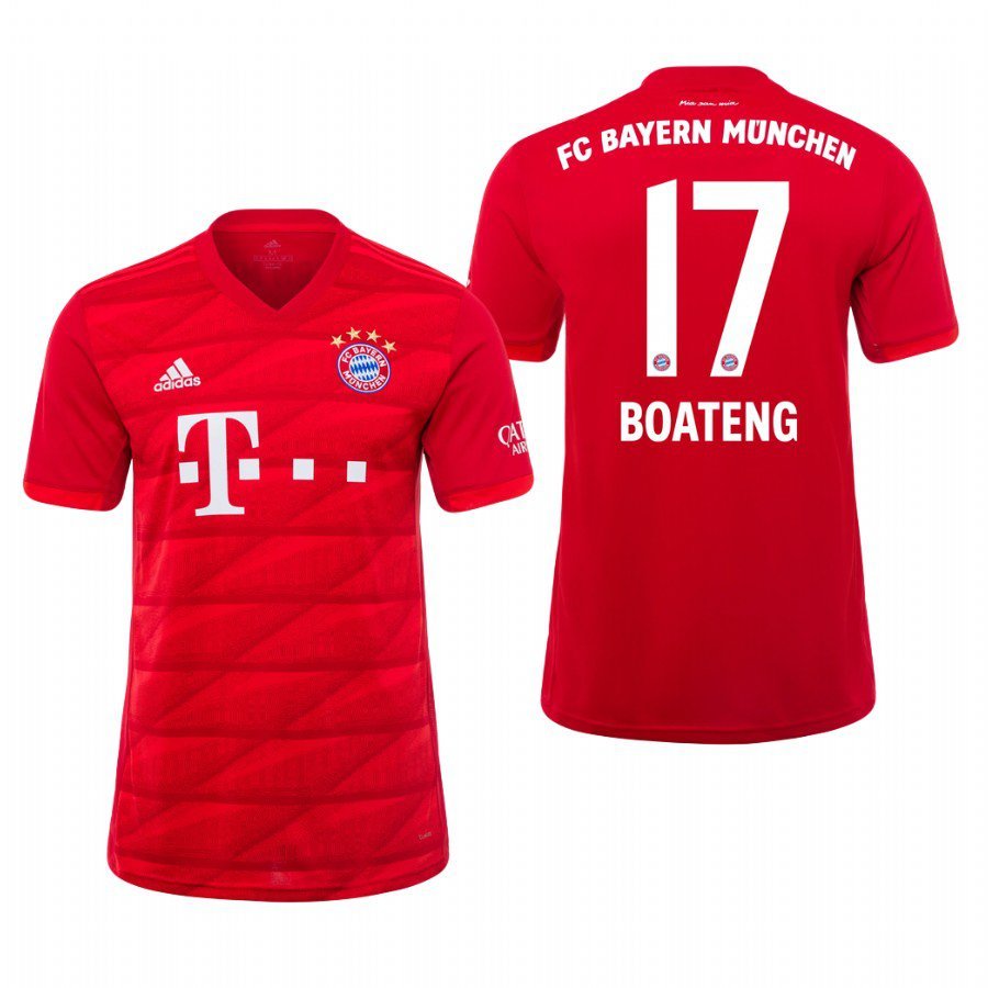 Bayern Munich #17 Jerome Boateng Home Red Jersey