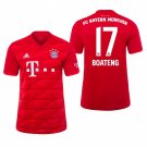Bayern Munich #17 Jerome Boateng Home Red Jersey