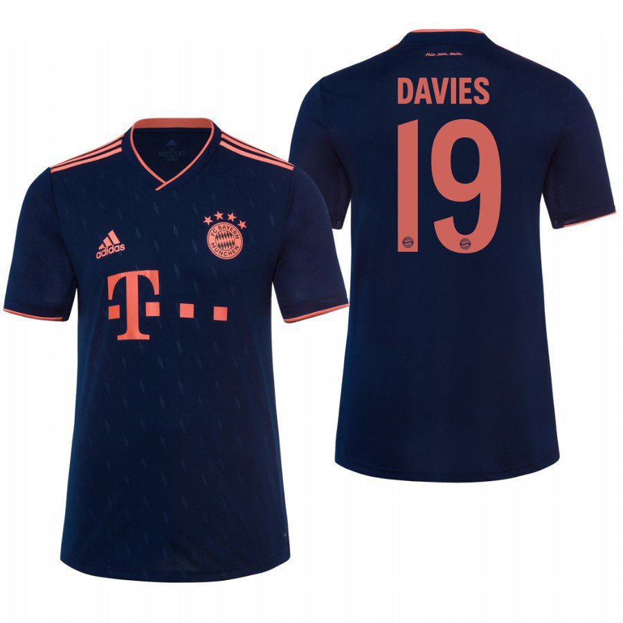 Bayern Munich #19 Alphonso Davies Third Navy Jersey