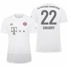 Bayern Munich #22 Serge Gnabry Away White Jersey