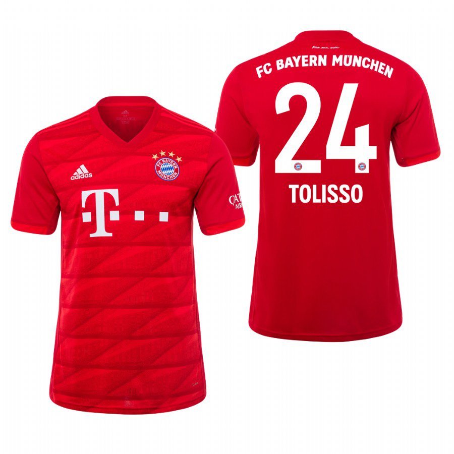 Bayern Munich #24 Corentin Tolisso Home Red Jersey