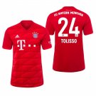 Bayern Munich #24 Corentin Tolisso Home Red Jersey