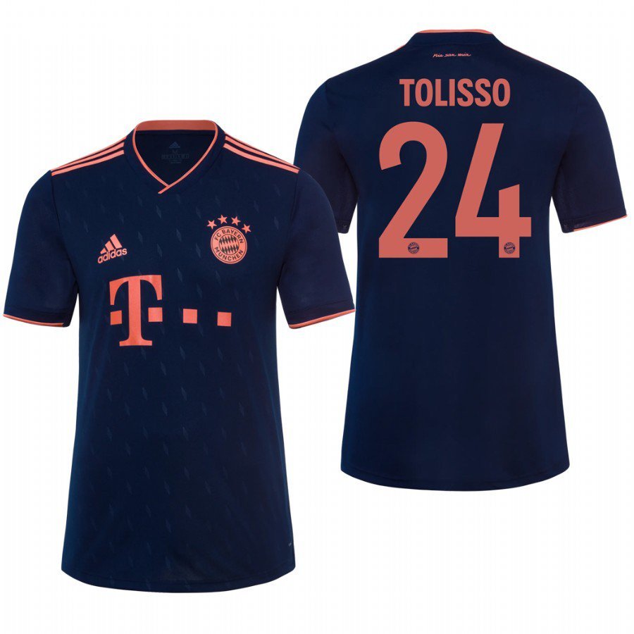 Bayern Munich #24 Corentin Tolisso Third Navy Jersey