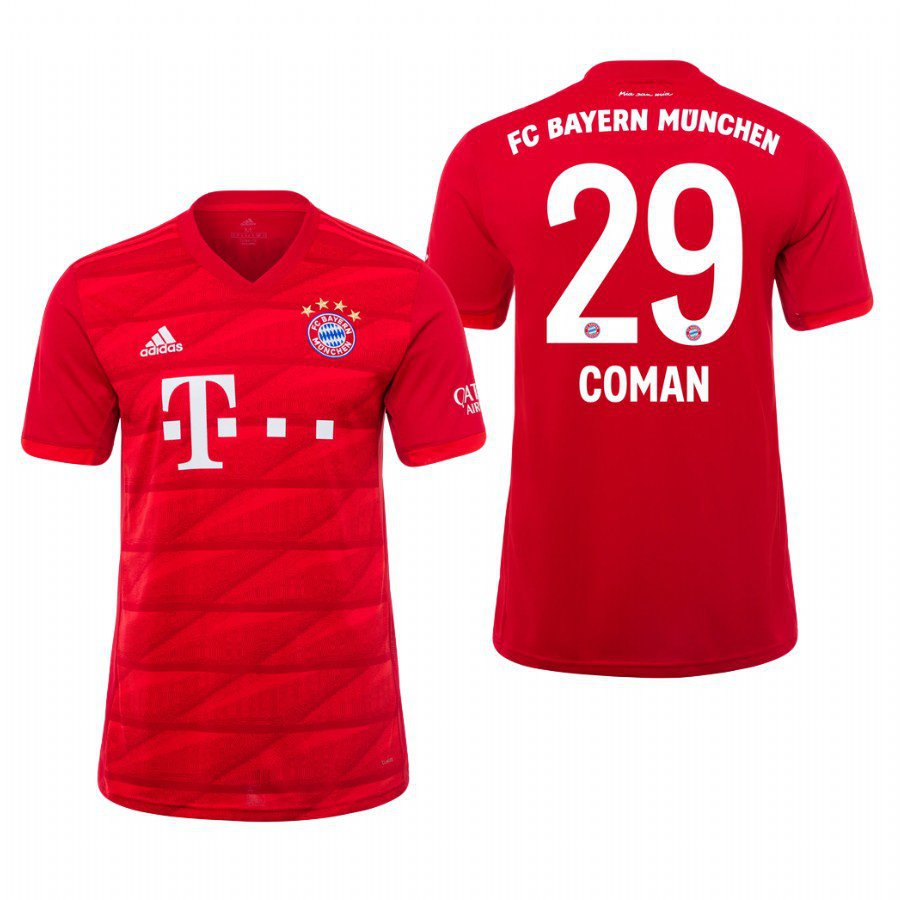 Bayern Munich #29 Kingsley Coman Home Red Jersey