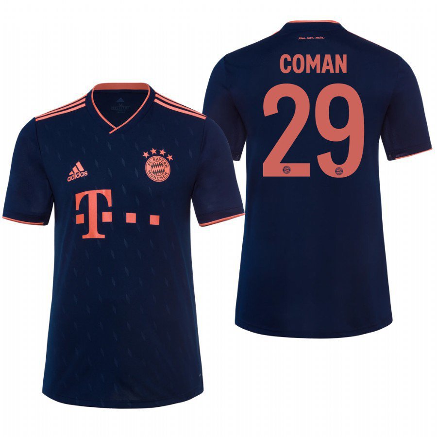 Bayern Munich #29 Kingsley Coman Third Navy Jersey