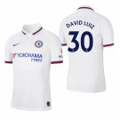 Chelsea #30 David Luiz Away White Official Jersey