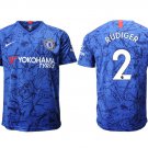 Chelsea Antonio Rudiger Blue Home Soccer Jersey