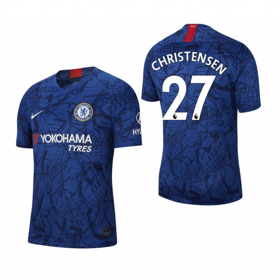 Chelsea Blue Home Andreas Christensen Soccer Jersey