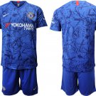 Chelsea Blue Home Team Jersey Shorts Soccer Sets