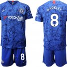 Chelsea Ross Barkley Blue Home Jersey Shorts Soccer Sets