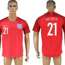 England Away Red Danny Welbeck Soccer Jersey