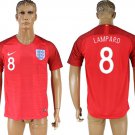 England Away Red Frank Lampard Soccer Jersey