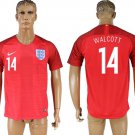 England Away Red Theo Walcott Soccer Jersey