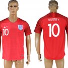 England Away Red Wayne Rooney Soccer Jersey