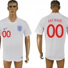 England Home White Custom Soccer Jersey