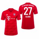 FC Bayern Munchen Home David Alaba Soccer Jersey