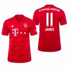 FC Bayern Munchen Home James Rodriguez Soccer Jersey