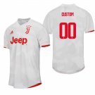 Juventus #00 Custom Away White Jersey