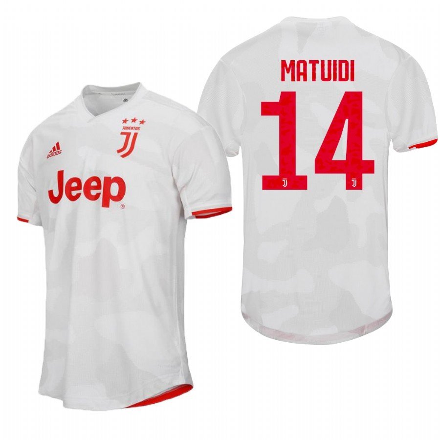 Juventus #14 Blaise Matuidi Away White Jersey