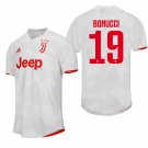 Juventus #19 Leonardo Bonucci Away White Jersey