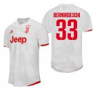 Juventus #33 Federico Bernardeschi Away White Jersey