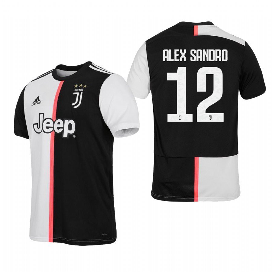 Juventus Home Black Alex Sandro Soccer Jersey