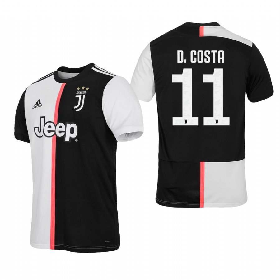 Juventus Home Black Douglas Costa Soccer Jersey
