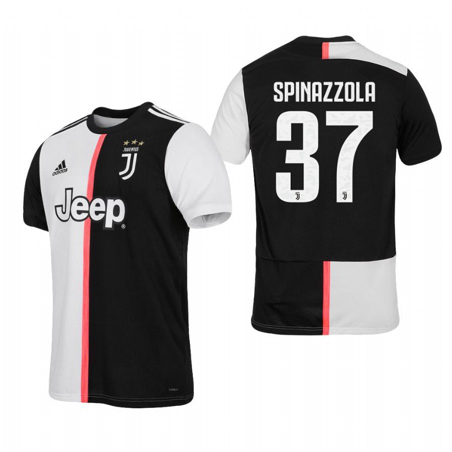 Juventus Home Black Leonardo Spinazzola Soccer Jersey