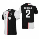 Juventus Home Black Mattia De Sciglio Soccer Jersey