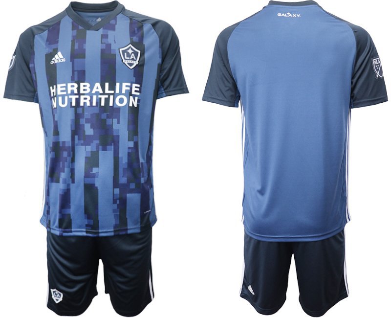 LA Galaxy Blue Away Team Jersey Shorts Soccer Sets