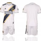LA Galaxy White Home Team Jersey Shorts Soccer Sets