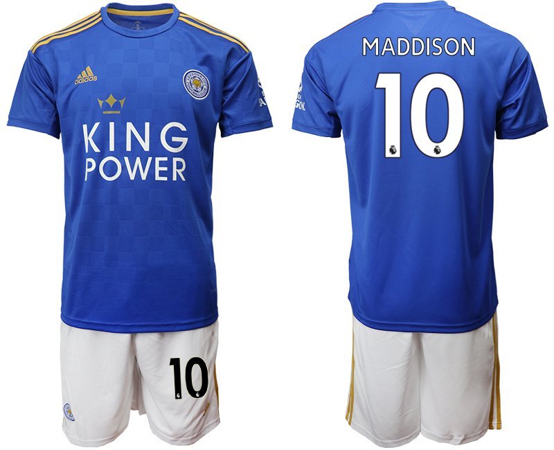Leicester City James Maddison Home Blue Jersey Shorts Sets