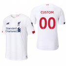 Liverpool #00 Custom Away White Jersey