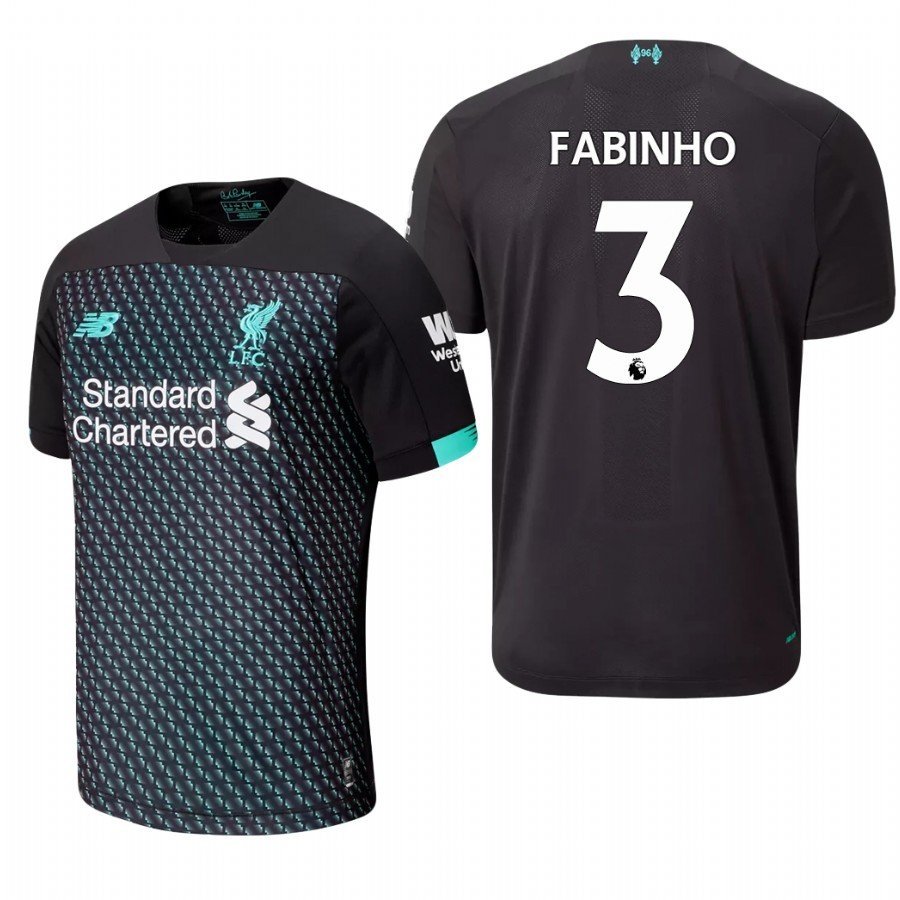 Liverpool #3 Fabinho Third Black Jersey