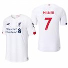 Liverpool #7 James Milner Away White Jersey