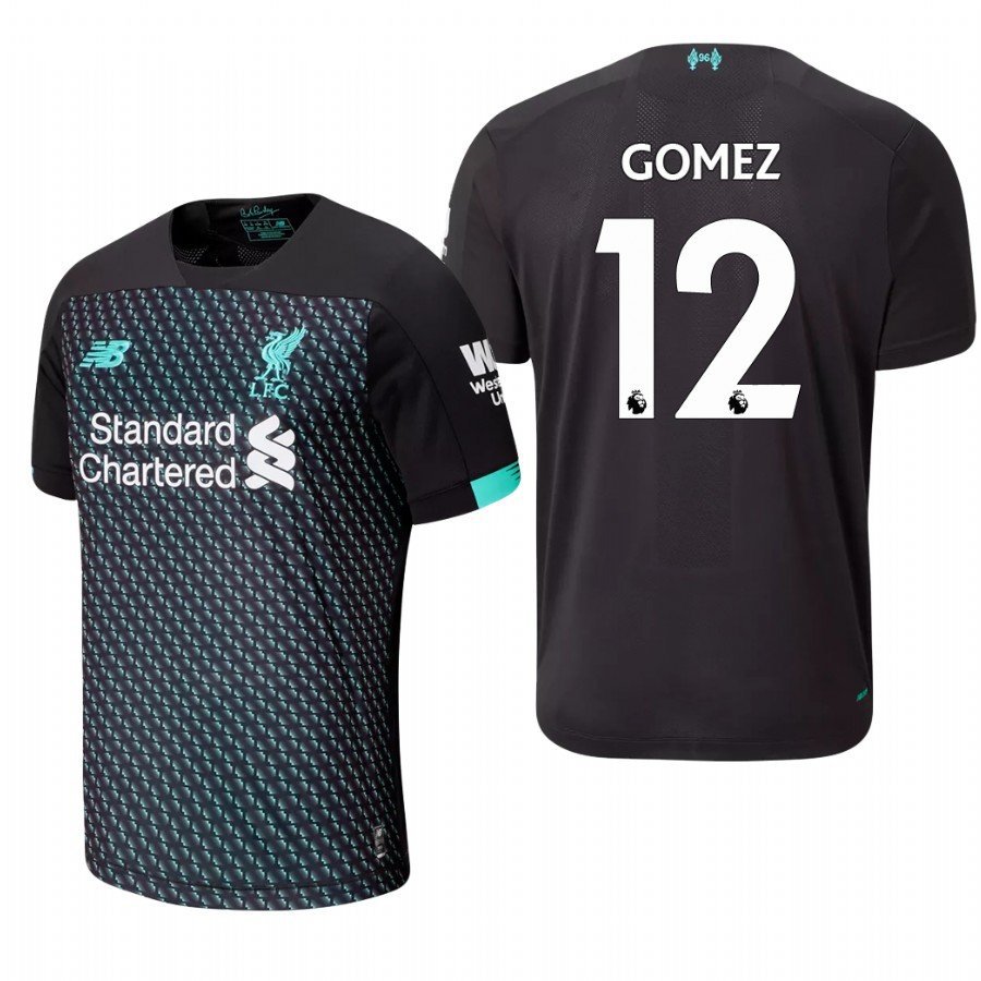 Liverpool #12 Joe Gomez Third Black Jersey