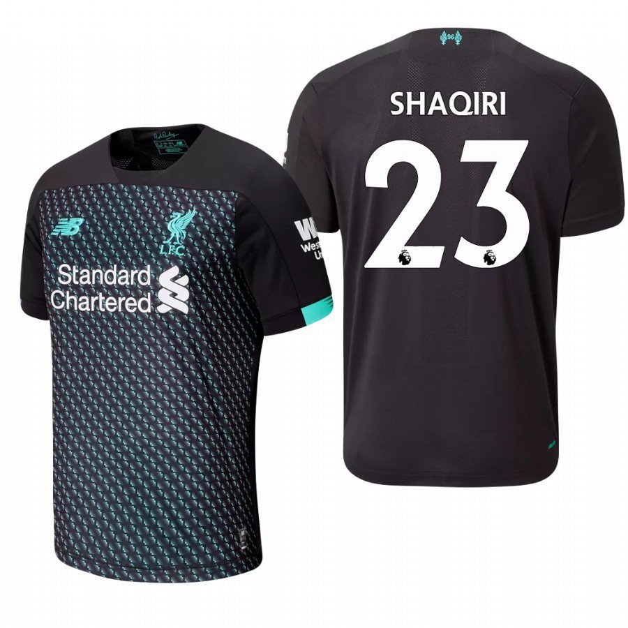 Liverpool #23 Xherdan Shaqiri Third Black Jersey