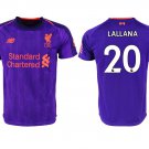 Liverpool Adam Lallana Purple Away Soccer Jersey