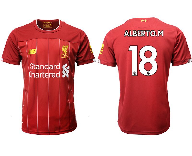 Liverpool Alberto Moreno Red Home Soccer Jersey