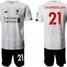 Liverpool Alex Oxlade Chamberlain Away White Jersey Shorts Sets