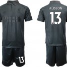 Liverpool Alisson Black Soccer Jersey Shorts Sets