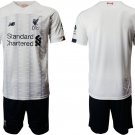 Liverpool Away White Team Jersey Shorts Sets
