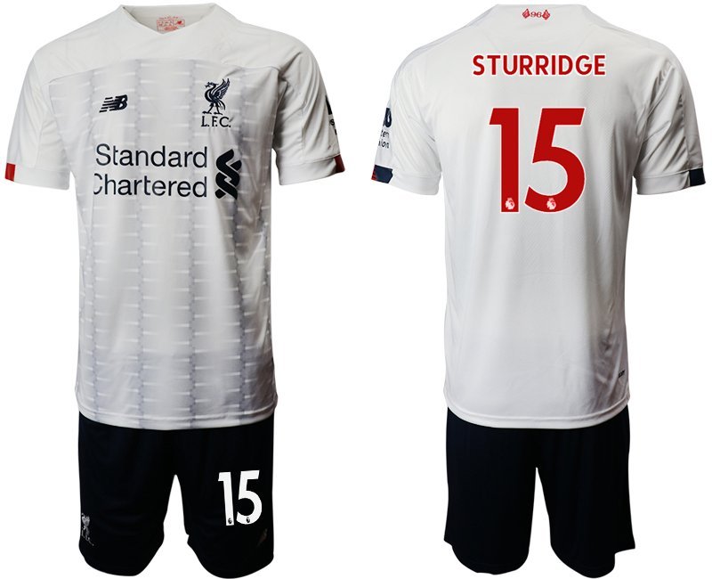 Liverpool Daniel Sturridge Away White Jersey Shorts Sets