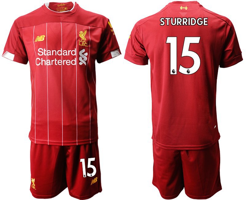 Liverpool Daniel Sturridge Red Home Soccer Jersey Shorts Sets