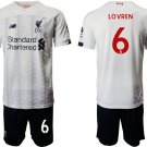 Liverpool Dejan Lovren Away White Jersey Shorts Sets