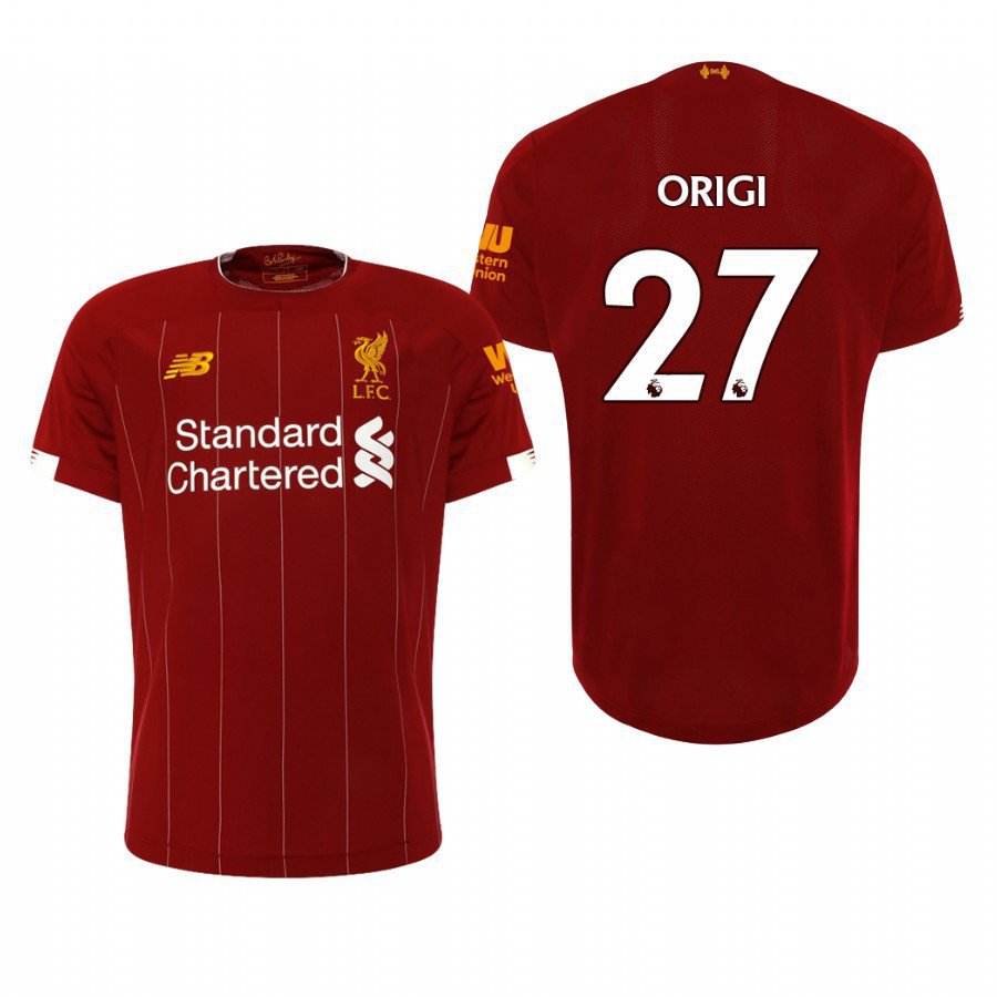 Liverpool Divock Origi Red Home Soccer Jersey